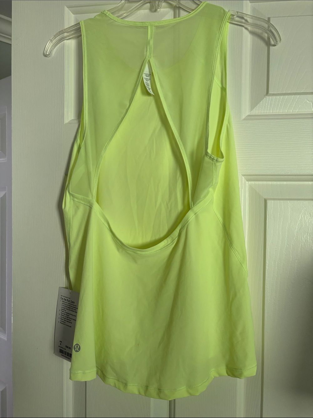 lululemon bright yellow/green tank top - Picture 3 of 5